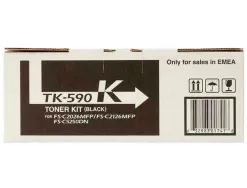 Toner laser kyocera 1t02kv0nl0 tk590 pour fsc2016/2026/2126/5250 couleur noir 7000p