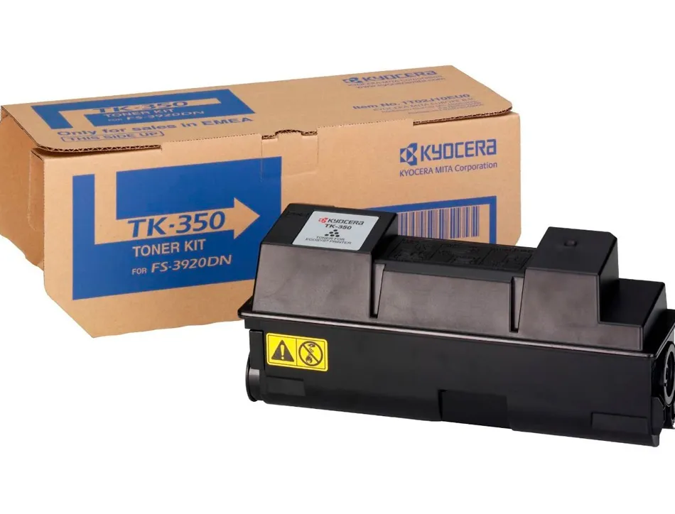Toner laser kyocera 1t02lx0nl0 tk350 pour fs3920dn/3140mfp/3640/3540/3040 couleur noir 15000p