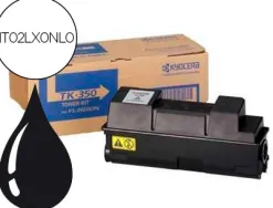 Toner laser kyocera 1t02lx0nl0 tk350 pour fs3920dn/3140mfp/3640/3540/3040 couleur noir 15000p