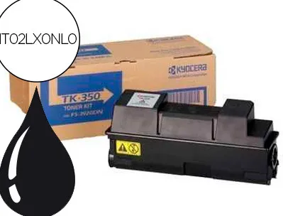 Toner laser kyocera 1t02lx0nl0 tk350 pour fs3920dn/3140mfp/3640/3540/3040 couleur noir 15000p