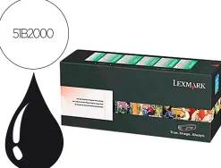 Toner laser lexmark 51 b2000 2500 pag