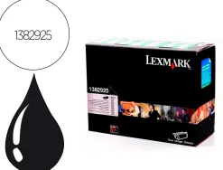 Toner laser lexmark 001382925 pour optra s couleur noir haute capacité 17600p