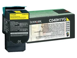 Toner laser lexmark c540/c543/c544/x543/x544 c540h1yg couleur jaune 2000p