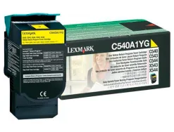 Toner laser lexmark c540/c543/c544/x543/x544 c540a1yg couleur jaune 1000p