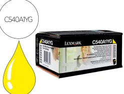 Toner laser lexmark c540/c543/c544/x543/x544 c540a1yg couleur jaune 1000p