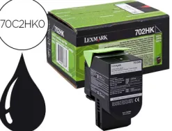Toner laser lexmark 70c2hk0 pour cs310/410 couleur noir 4000p