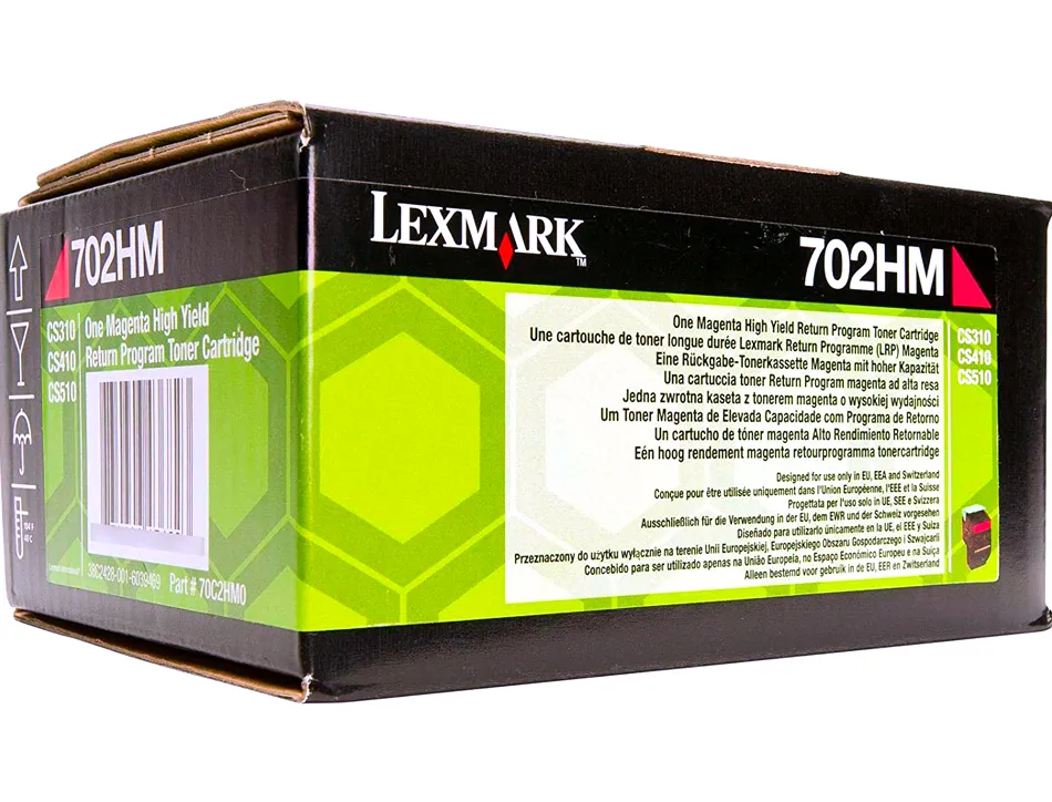 Toner laser lexmark 70c2hm0 pour cs310/410 couleur magenta 3000p