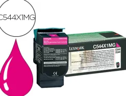 Toner laser lexmark c544/x544 c544x1mg couleur magenta 4000p