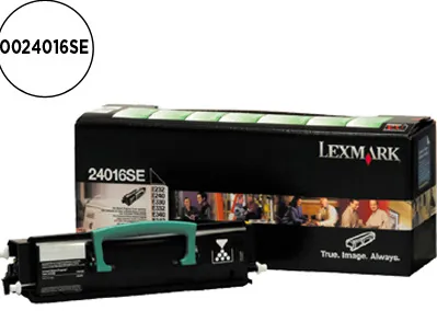 Toner laser lexmark 24016se pour e232/e240/ e330/e332/e340 24016se couleur noir 2500p