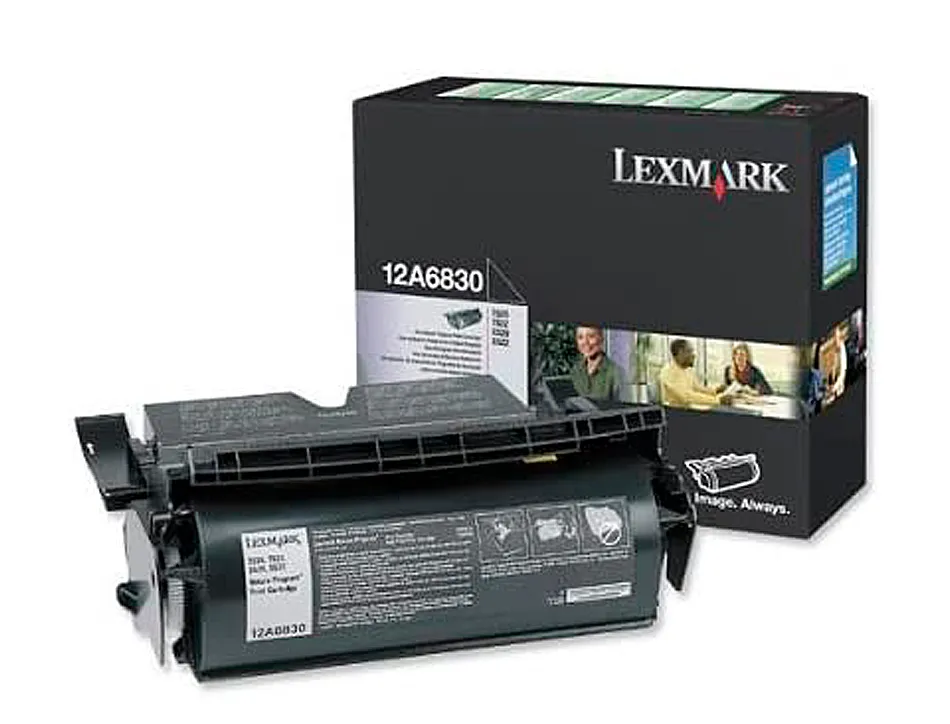 Toner laser lexmark t520/t522 12a6830 couleur noir 7500p
