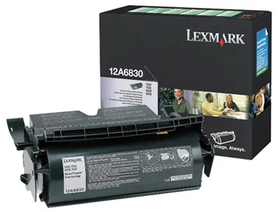 Toner laser lexmark t520/t522 12a6830 couleur noir 7500p