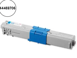 Toner laser oki 44469706 pour c310/c330/c510/c530 couleur cyan 2000p