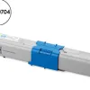 Toner laser oki 44469704 pour c310/c330/c510/c530 couleur jaune 2000p