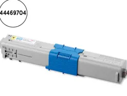 Toner laser oki 44469704 pour c310/c330/c510/c530 couleur jaune 2000p