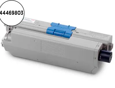 Toner laser oki 44469803 pour c310/c330/mc351/mc361 couleur noir 3500p