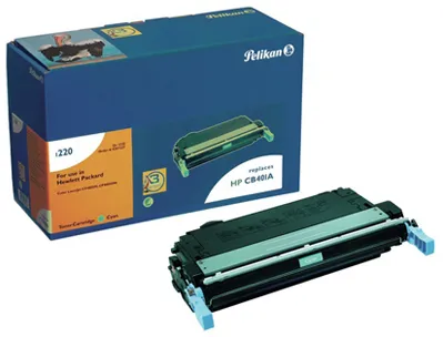 Toner laser pelikan compatible imprimantes hp cb401a cyan 7500p