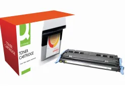 Toner laser q-connect compatible imprimantes hp q6002a couleur jaune 2000p