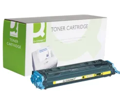 Toner laser q-connect compatible imprimantes hp q6002a couleur jaune 2000p
