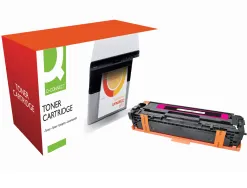 Toner laser q-connect compatible imprimantes hp cb543a couleur magenta 1400p