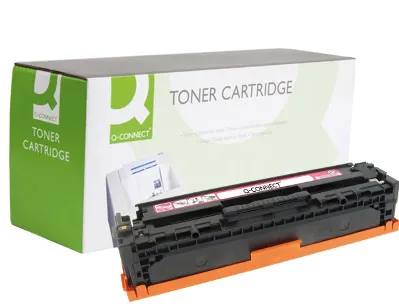 Toner laser q-connect compatible imprimantes hp cb543a couleur magenta 1400p