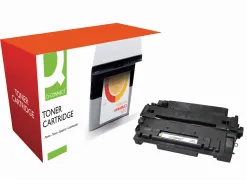 Toner laser q-connect compatible imprimantes hp ce255a couleur noir 6000p