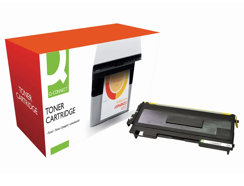 Toner laser q-connect compatible imprimantes brother tn2000 couleur noir 2500p