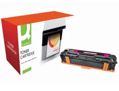 Toner laser q-connect compatible imprimantes hp ce323a couleur magenta 1300p