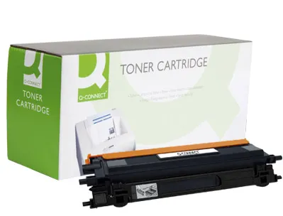 Toner laser q-connect compatible imprimantes brother tn135bk couleur noir haute capacité 5000p