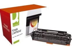 Toner laser q-connect compatible imprimantes hp cc530a couleur noir 3500p