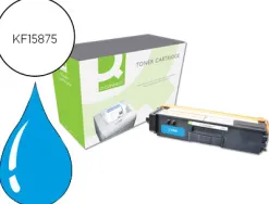 Toner laser q-connect compatible imprimantes brother tn325c couleur cyan 3500p