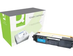 Toner laser q-connect compatible imprimantes brother tn325c couleur cyan 3500p