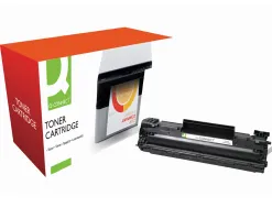 Toner laser q-connect compatible imprimantes hp cb435a couleur noir 1500p