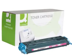 Toner laser q-connect compatible imprimantes hp q6003a couleur magenta 2000p