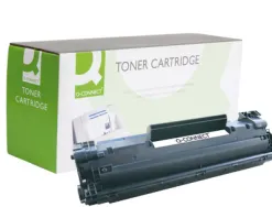 Toner laser q-connect compatible imprimantes hp cb436a couleur noir 2000p