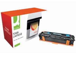 Toner laser q-connect compatible imprimantes hp ce321a couleur cyan 1300p