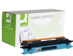 Toner laser q-connect compatible imprimantes brother tn135c couleur cyan haute capacité 4000p