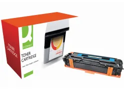 Toner laser q-connect compatible imprimantes hp cb541a couleur cyan 1400p