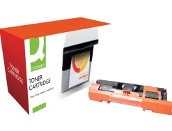 Toner laser q-connect compatible imprimantes canon ep87bk et hp c9700a couleur noir 5000p
