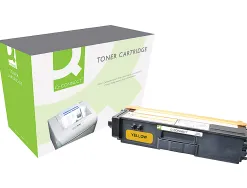 Toner laser q-connect compatible imprimantes brother tn325y couleur jaune 3500p