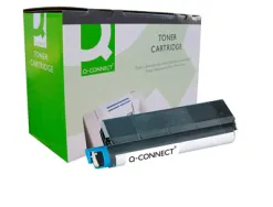 Toner laser q-connect compatible imprimantes oki 42127408 couleur noir 5000p