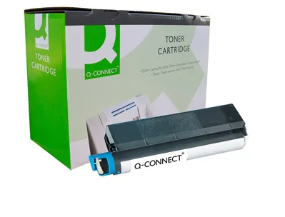 Toner laser q-connect compatible imprimantes oki 42127408 couleur noir 5000p