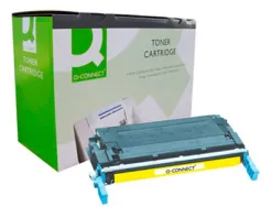 Toner laser q-connect compatible imprimantes hp c9722a couleur jaune 8000p