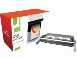 Toner laser q-connect compatible imprimantes hp c9722a couleur jaune 8000p