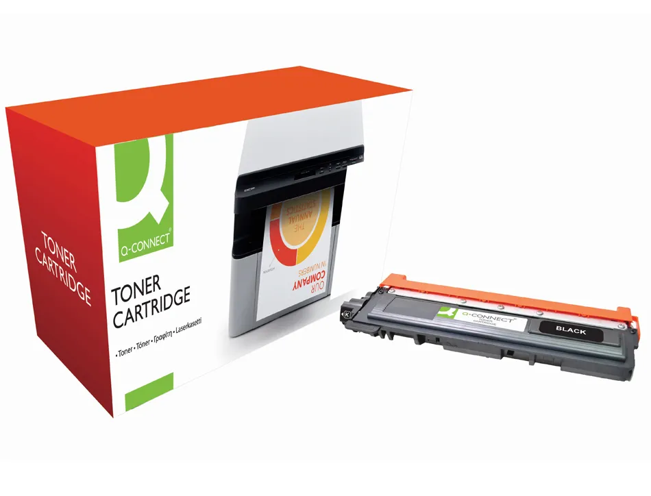 Toner laser q-connect compatible imprimantes brother tn230bk couleur noir 2200p
