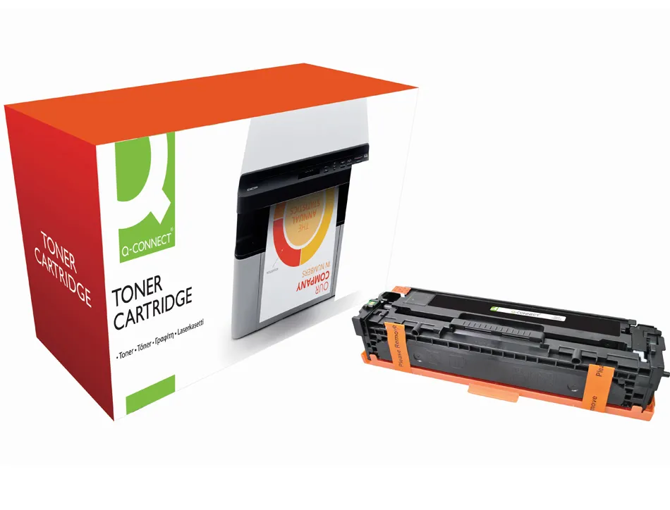 Toner laser q-connect compatible imprimantes hp cb540a couleur noir 2200p