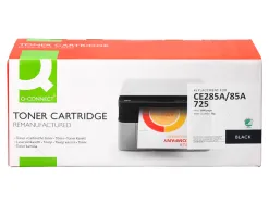 Toner laser q-connect compatible imprimantes hp ce285a couleur noir 1600p