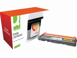 Toner laser q-connect compatible imprimantes brother tn230y couleur jaune 1400p