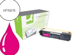 Toner laser q-connect compatible imprimantes brother tn325m couleur magenta 3500p