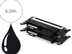 Toner laser samsung su391a multifonctions clt-p4092b couleur noir 3000p pack 2 unités