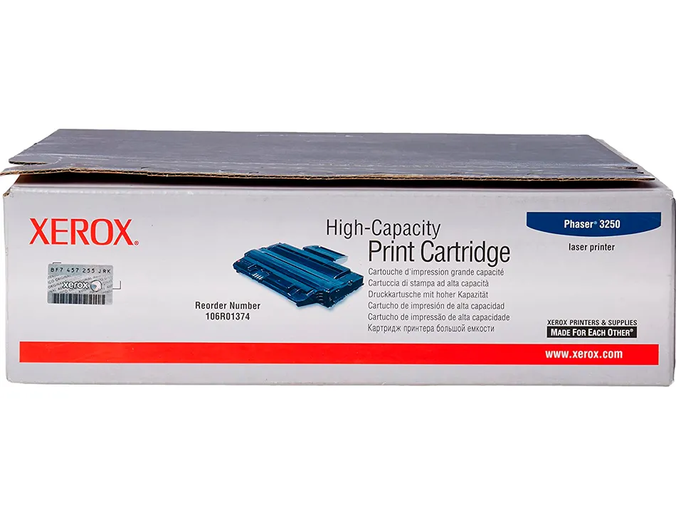 Toner laser xerox 106r01374 pour xerox phaser 3250 couleur noir 5000p